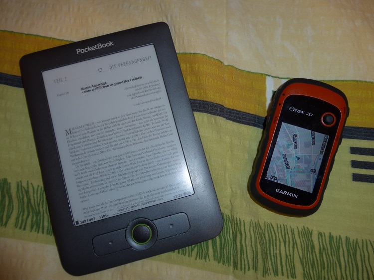E-book und GPS Gerät