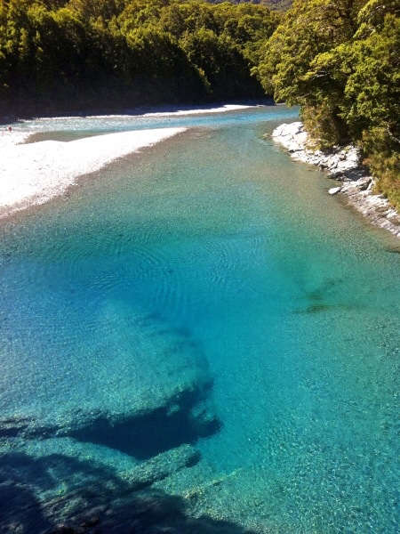 Die Flüsse Werten NZ auf. Immer tolle Farben!